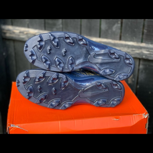 Size 16 Michigan PE Air Jordan Nike Zoom Code Elite 3/4 Shark Football Cleats main image 4